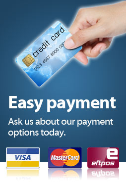 Easy Payment options to make it easy for you.