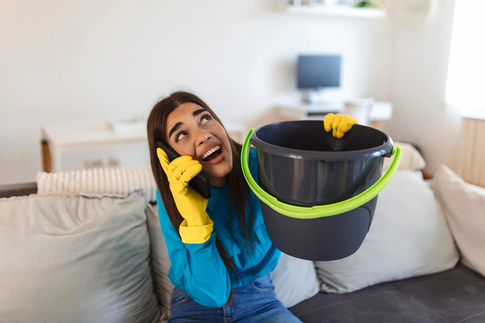 Brisbane customer calling a plumber about an urgent water leak
