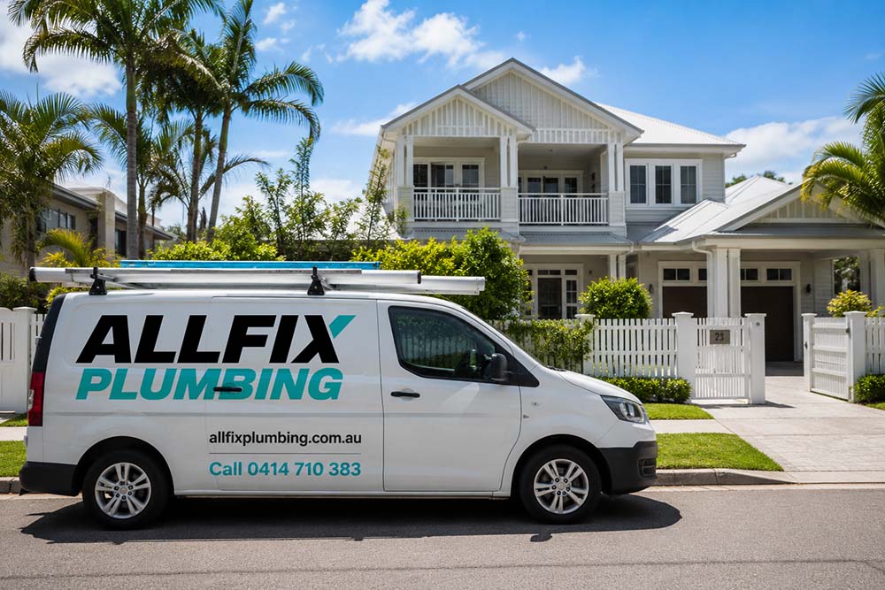 All Fix Plumbing van ready for Banyo plumbing callout